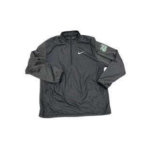 Nike Golf 1/2 Zip Sheild Pullover Heather Black XL San Francisco 49ers